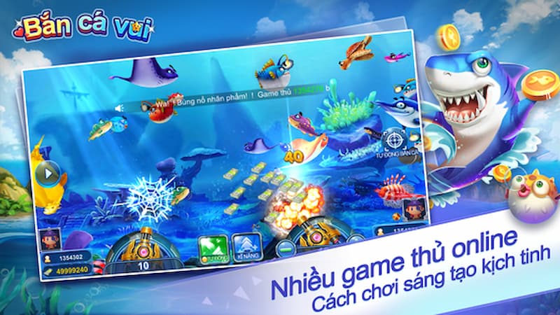 Bắn Cá Vui 33WIN - Khám Phá Game Săn Thưởng Vui Nhộn 2026 2 Điểm hấp dẫn của bắn cá vui